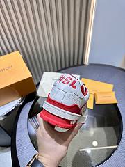 Fortok Louis Vuitton Trainer Sneakers Red 1ABFBC - 4