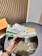 Fortok Louis Vuitton Trainer Sneakers Green 1ABFAS - 6