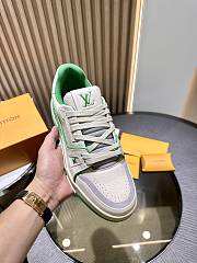 Fortok Louis Vuitton Trainer Sneakers Green 1ABFAS - 5