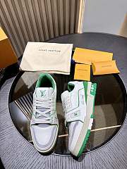 Fortok Louis Vuitton Trainer Sneakers Green 1ABFAS - 4