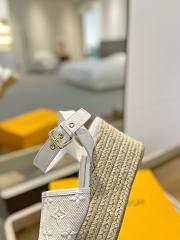 Fortok Louis Vuitton Starboard Wedge Sandals Beige - 5