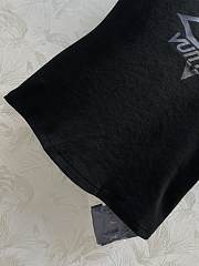 Fortok Louis Vuitton Knitted Rib Fabric Sleevelss Vest Black - 5