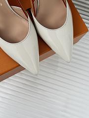 Fortok Louis Vuitton Slingbacks White - 3