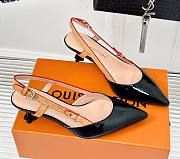 Fortok Louis Vuitton Slingbacks Black - 1