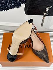 Fortok Louis Vuitton Slingbacks Monogram Brown - 4