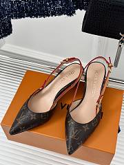 Fortok Louis Vuitton Slingbacks Monogram Brown - 3