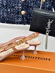 Fortok Louis Vuitton Slingbacks Beige - 6