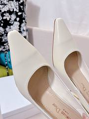 Fortok Dior Classic High Heels White - 5