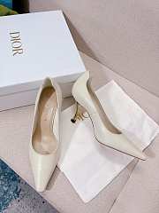 Fortok Dior Classic High Heels White - 3
