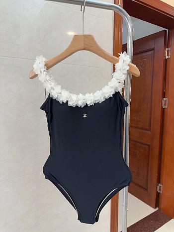 Fortok Chanel Flower Strap Swimsuit