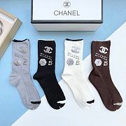 Fortok Chanel Camellia Socks Set - 2