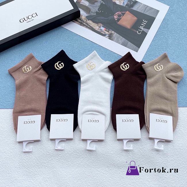 Fortok Gucci GG Loge Socks Set - 1