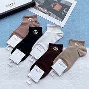 Fortok Gucci GG Loge Socks Set - 6