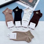 Fortok Gucci GG Loge Socks Set - 5