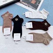 Fortok Gucci GG Loge Socks Set - 3