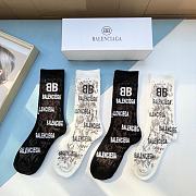 Fortok Balenciaga High-top Socks Set - 1