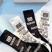 Fortok Balenciaga High-top Socks Set - 6