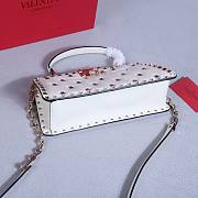 Fortok Valentino Garavani Rockstud 23 Handbag White 22053L 28x14x8cm - 2