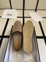 Fortok Gucci GG Supreme Bee Espadrille Shoes - 6
