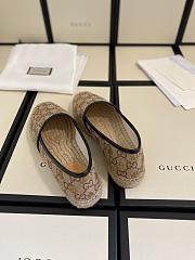 Fortok Gucci GG Supreme Bee Espadrille Shoes - 5