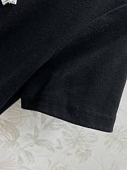 Fortok Chanel CC Embroidered Beaded T-shirt Black - 3