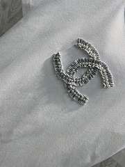 Fortok Chanel CC Embroidered Beaded T-shirt White - 3
