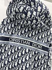 Fortok Dior Navy Blue Oblique Jacquard Jacket - 5