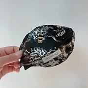 Fortok Dior Knotted Headband Black/White - 5