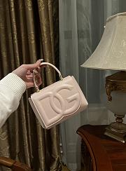 Fortok Dolce & Gabbana DG Logo Bag Light Pink 13.5x17.5x6.5cm - 6