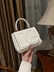 Fortok Dolce & Gabbana DG Logo Bag White 13.5x17.5x6.5cm - 6