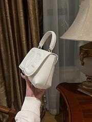 Fortok Dolce & Gabbana DG Logo Bag White 13.5x17.5x6.5cm - 4