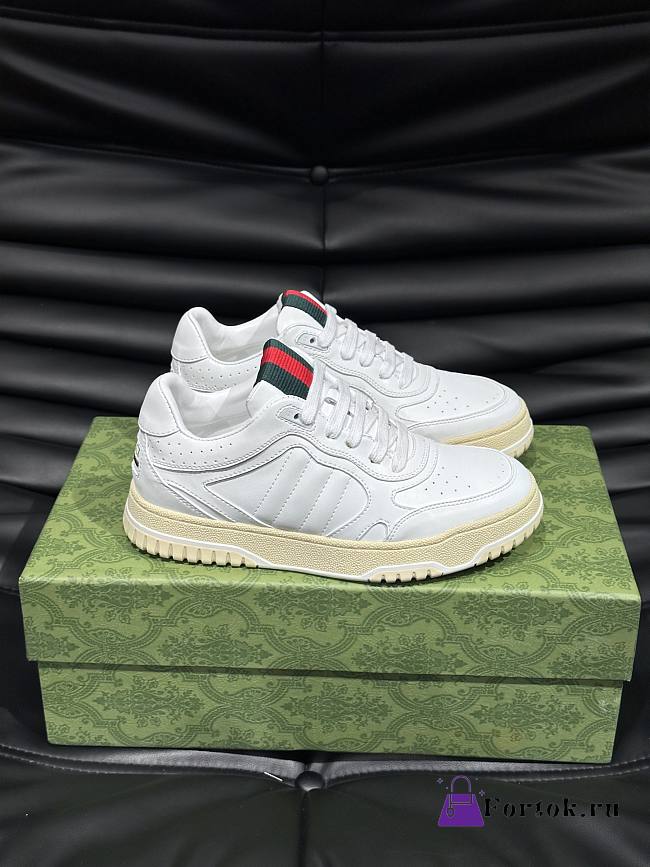 Fortok Gucci Re-Web Sneakers White - 1