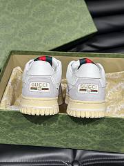 Fortok Gucci Re-Web Sneakers White & Light Beige - 3