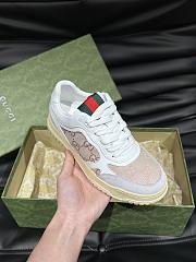 Fortok Gucci Re-Web Sneakers White & Light Beige - 4