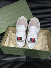 Fortok Gucci Re-Web Sneakers White & Light Beige - 6