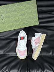 Fortok Gucci Re-Web Sneakers White & Pink - 6