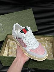 Fortok Gucci Re-Web Sneakers White & Pink - 5
