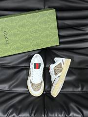 Fortok Gucci Re-Web Sneakers White & Beige - 2