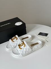 Fortok Chanel Sandals White - 6