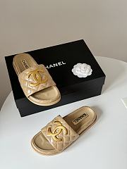 Fortok Chanel Sandals Beige - 6