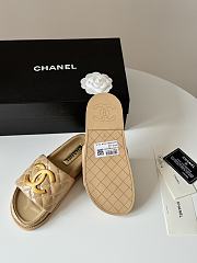 Fortok Chanel Sandals Beige - 5