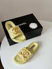Fortok Chanel Sandals Yellow - 6
