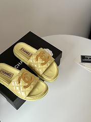 Fortok Chanel Sandals Yellow - 4