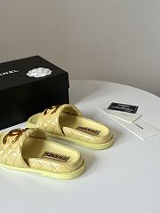 Fortok Chanel Sandals Yellow - 3