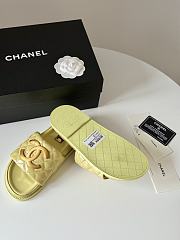Fortok Chanel Sandals Yellow - 2