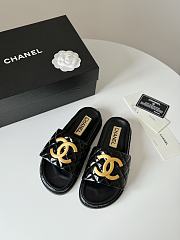 Fortok Chanel Sandals Black - 1