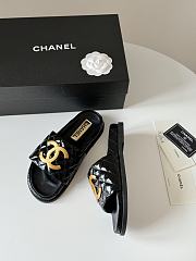 Fortok Chanel Sandals Black - 3