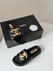 Fortok Chanel Sandals Black - 4