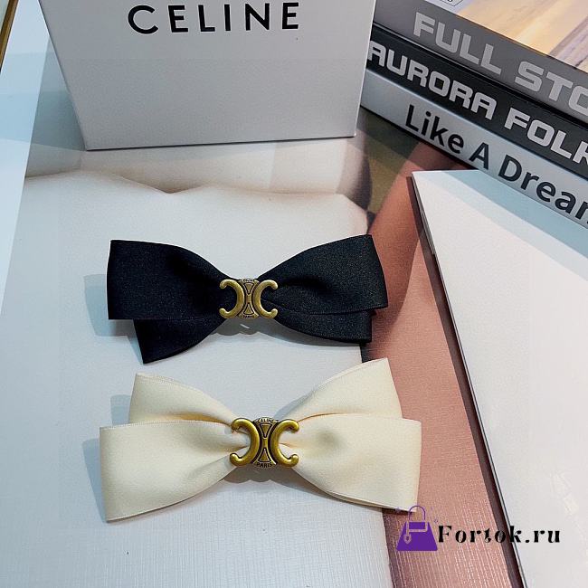 Fortok Celine Arc de Triomphe Hairpin Black/White - 1