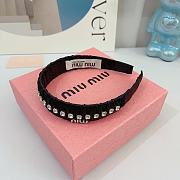Fortok MiuMiu Headband Black/Beige - 5